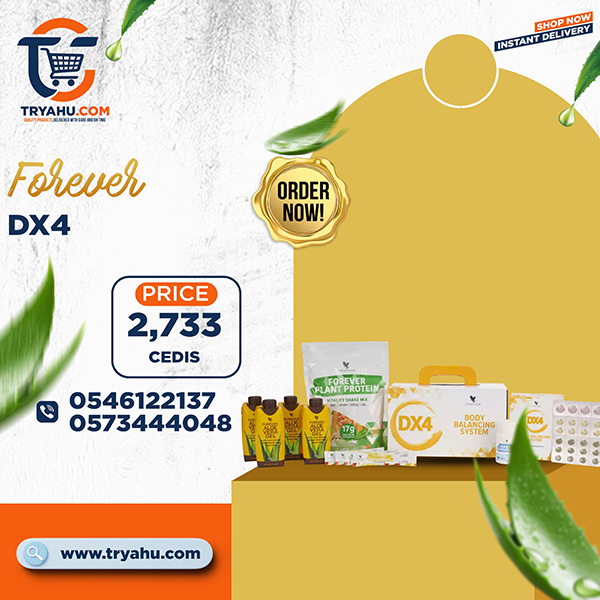 Forever DX4 Natural Energy, Focus & Wellness Supplement